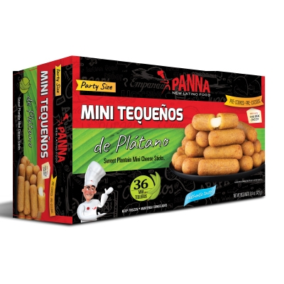 MINI TEQUEÑOS DE PLATANO 36 UNITS