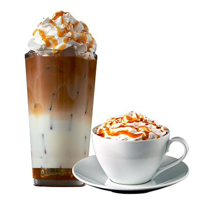 COFFEE CARAMEL HOT OR ICED