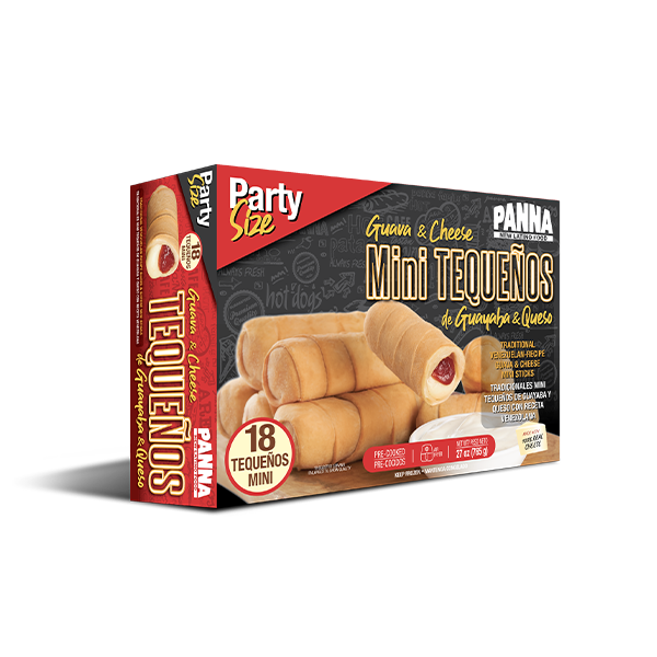MINI TEQUEÑOS DE GUAYABA Y QUESO 18 UNIDADES