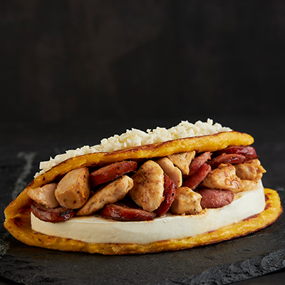 CACHAPA CHICKEN & CHORIZO