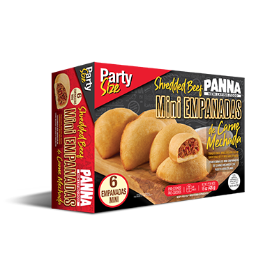 MINI SHREDDED BEEF VENEZUELAN EMPANADAS X6