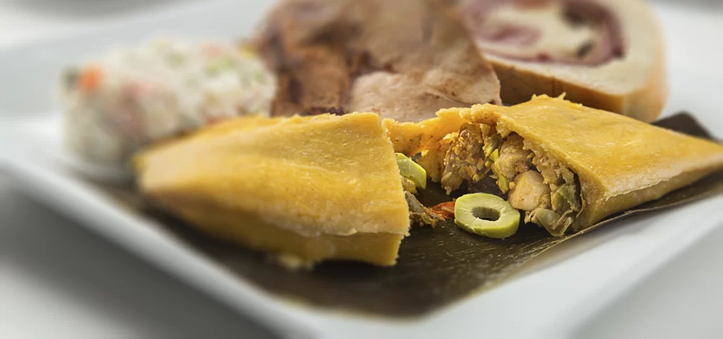 The hallaca, a country wrapped in banana leaves