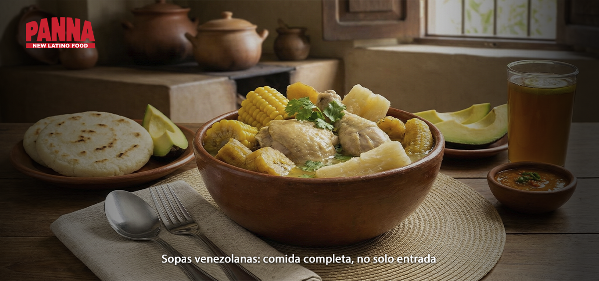 Sopas venezolanas comida completa, no solo entrada